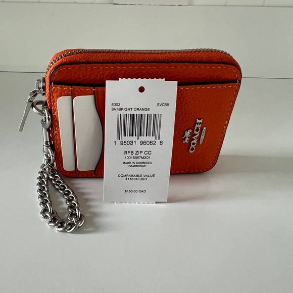 Coach Zip Card Case - Picture 6 of 6